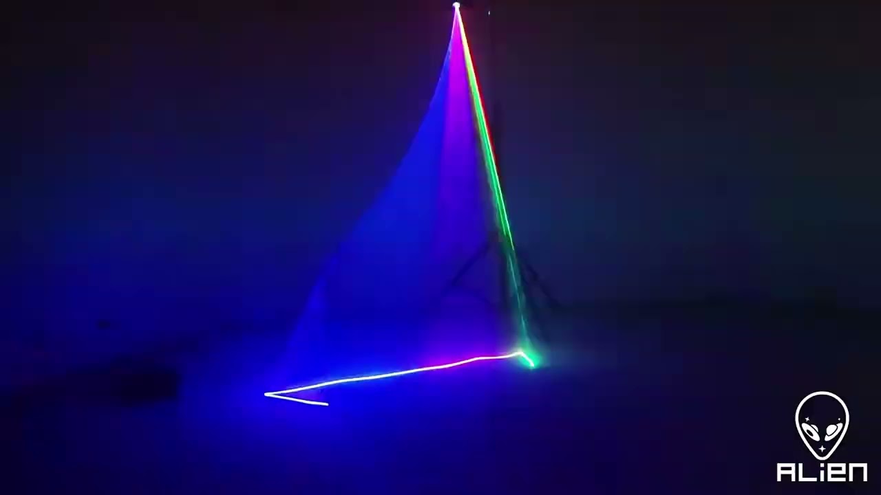 ALIEN 500mw RGB Laser Beam Line Scanner Projector DJ Disco Stage