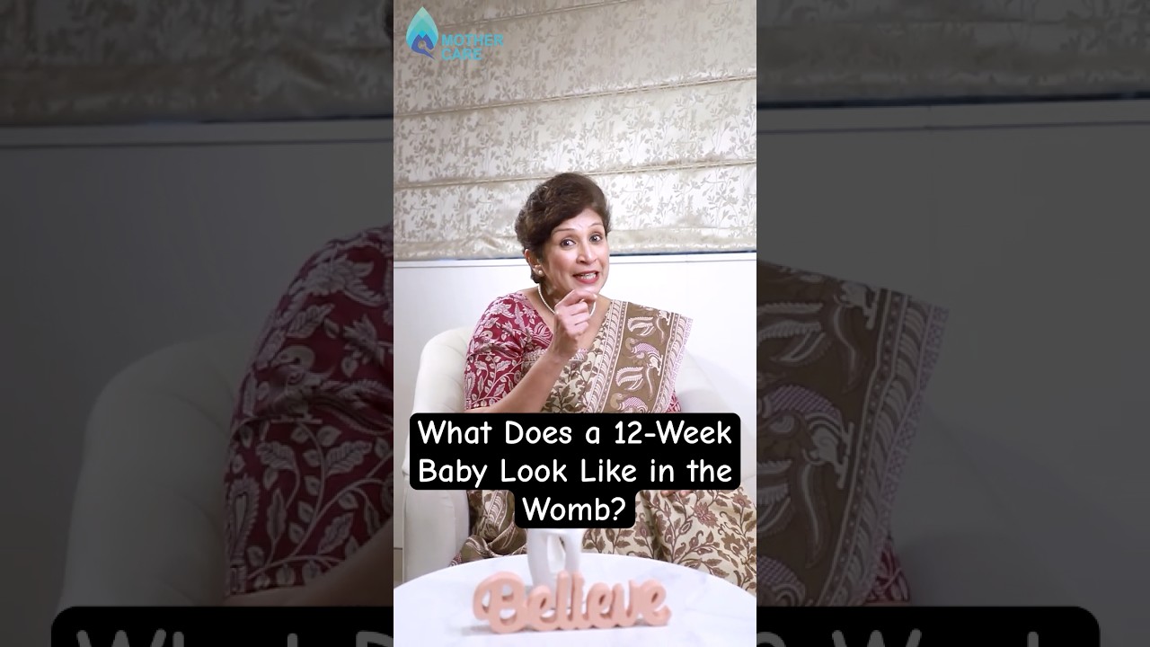 What Does a 12-Week Baby Look Like in the Womb? | Dr Supriya Puranik #shorts #drsupriya #12weekbaby