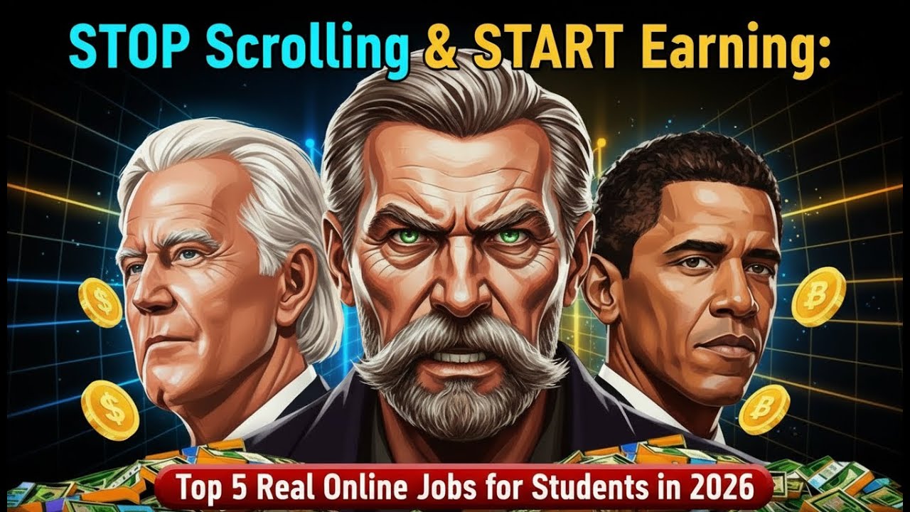 STOP Scrolling & START Earning: Top 5 Real Online Jobs for Students in 2026