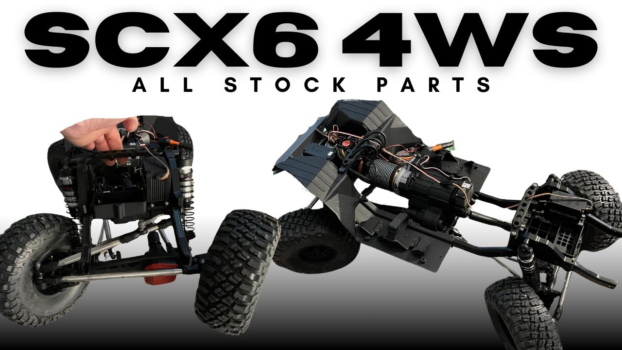 SCX6 4WS Conversion ALL STOCK Parts