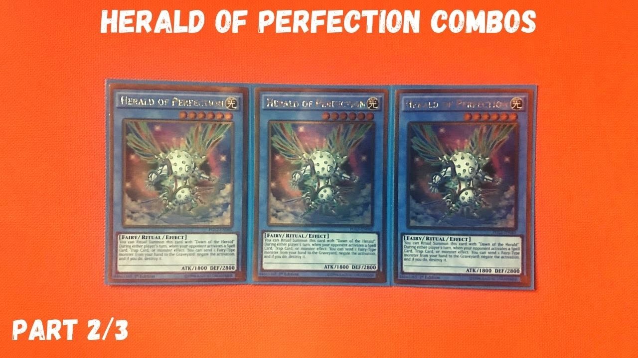 Yu-Gi-Oh - Herald of Perfection Deck - Part 2/3: Combos - January 2021