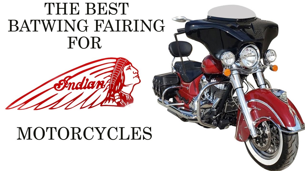 ЛУЧШИЙ обтекатель Batwing для мотоциклов Indian Chief, Springfield или Scout