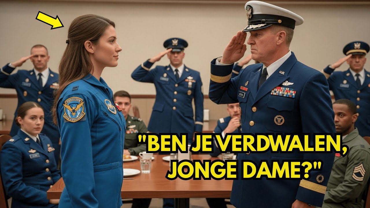 Ze serveerde koffie in de briefingzaal — toen sprak de admiraal haar roepnaam en iedereen bevroor