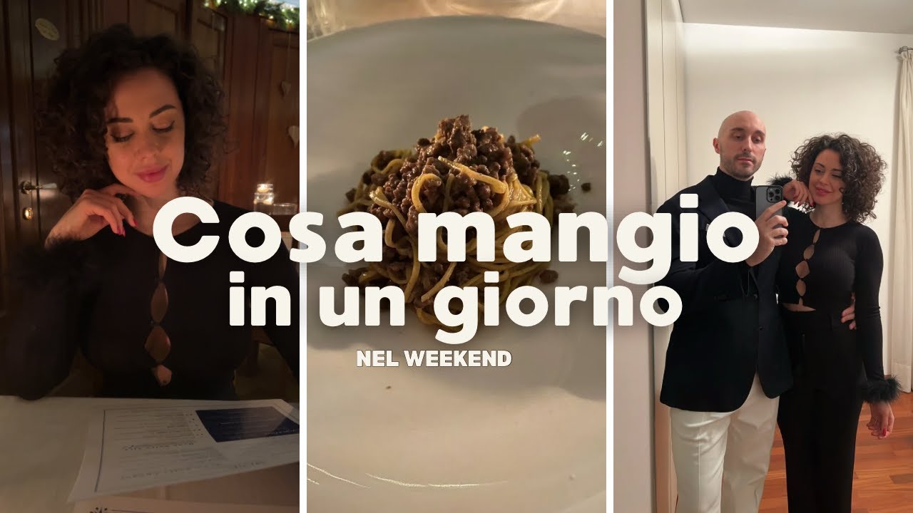 COSA MANGIO NEL WEEKEND - pasto libero + aggiornamenti alimentazione