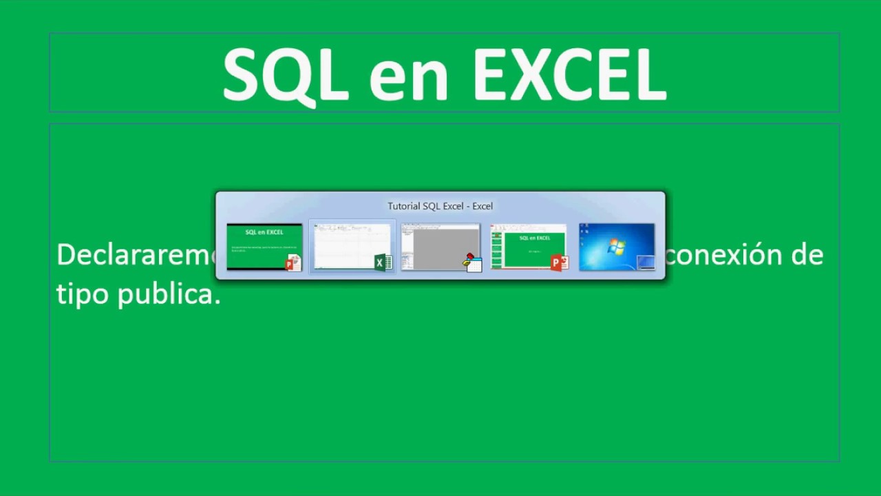 Activar Referencias y declarar variables de conecion ADO - Tutorial SQL en Excel Capitulo Nº 1