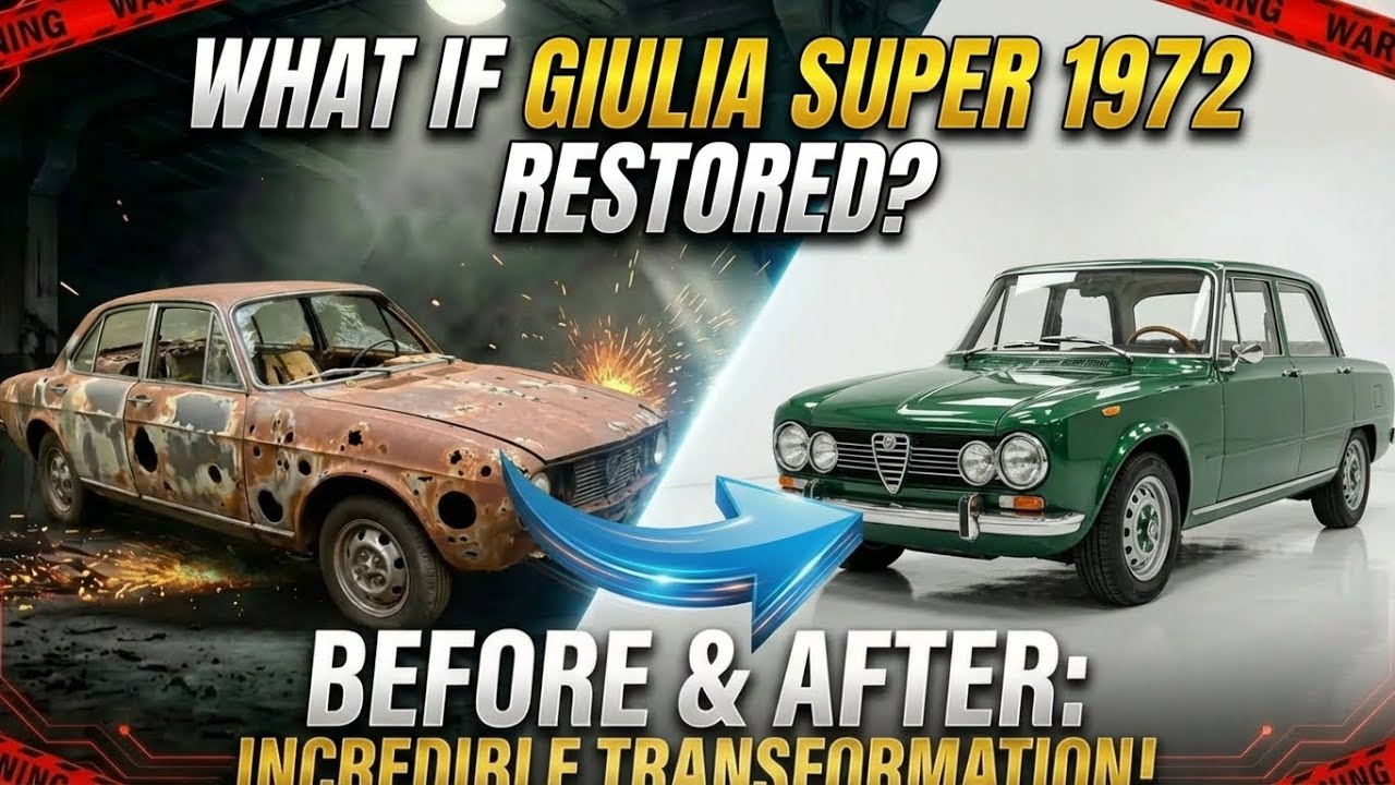 What If a 1972 Alfa Romeo Giulia Super Was Restored? | Cinematic ASMR Rebuild