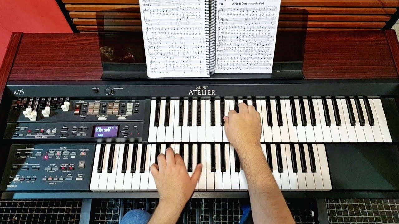 Hino - 405 “Só por Cristo temos salvação” | Órgão Roland AT-75 | ‎@Gabriel_Sanches