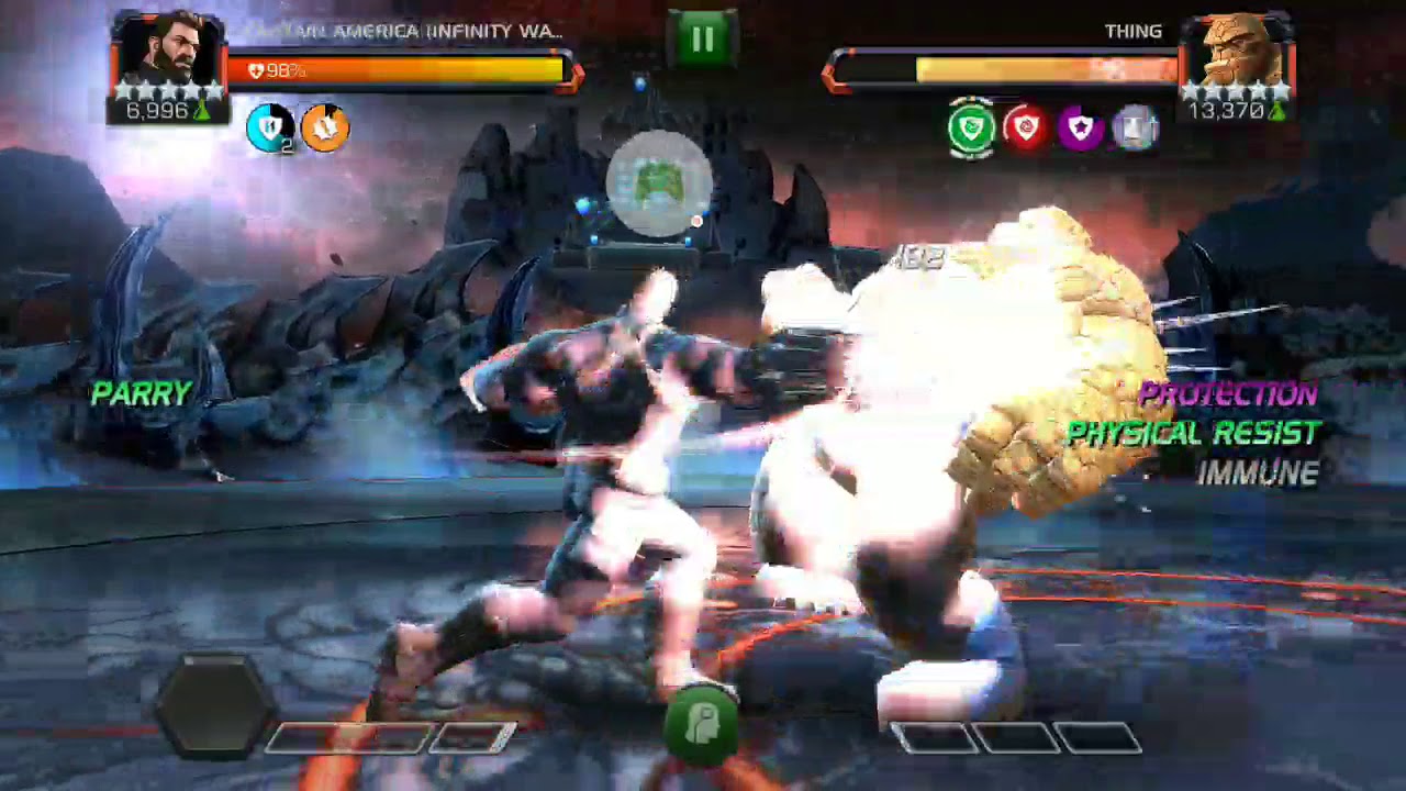 Cap IW vs The Thing Win