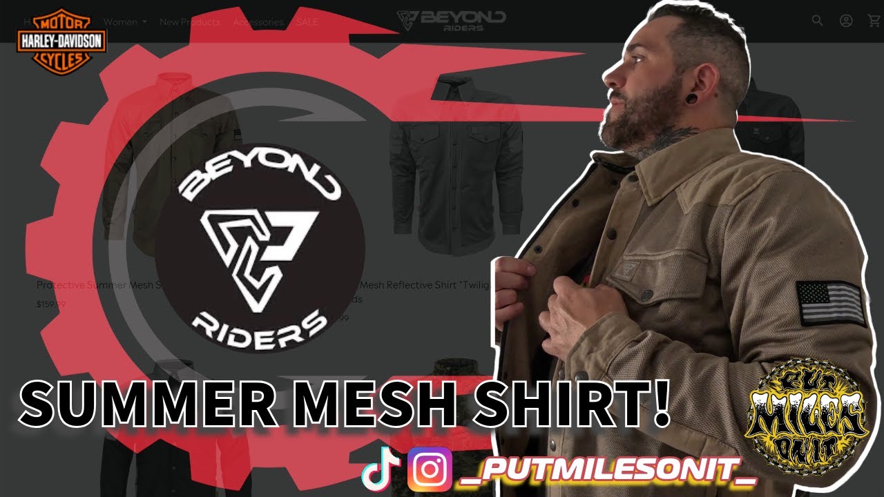 BEYOND RIDERS Protective Summer Mesh Shirt!