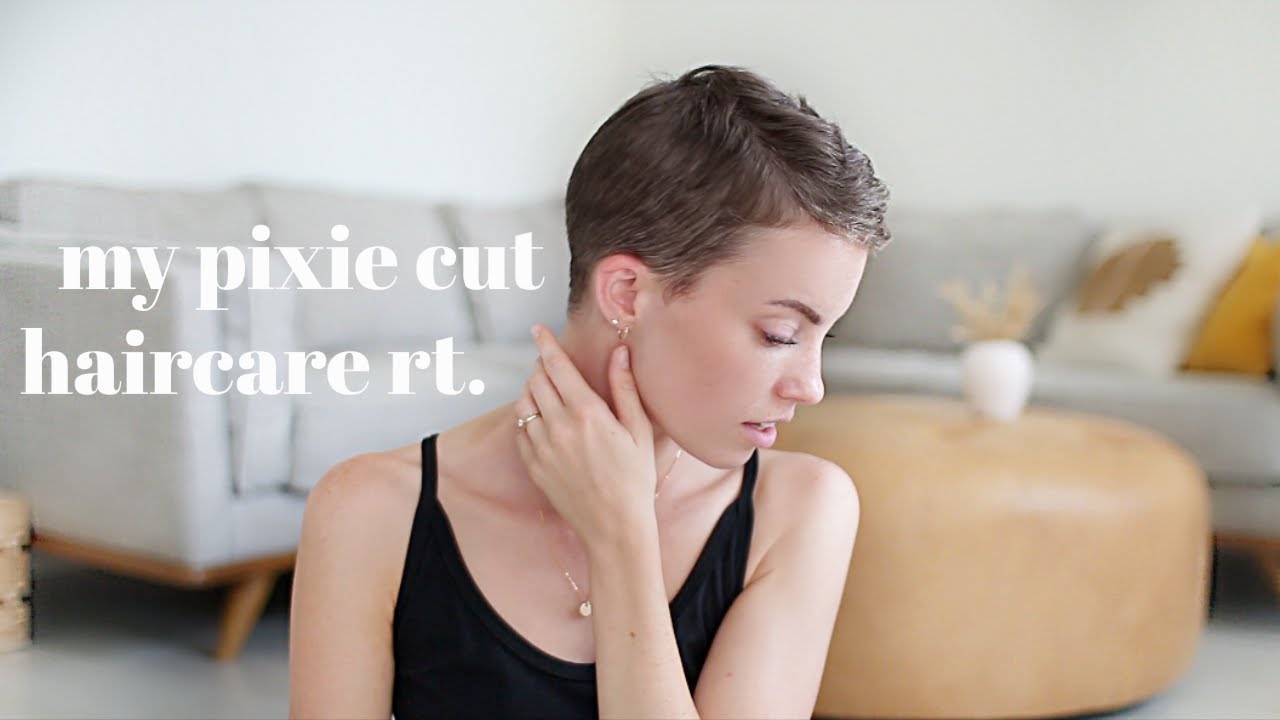 My Minimalist Haircare Rt. For My Pixie Cut (from shaved head)
