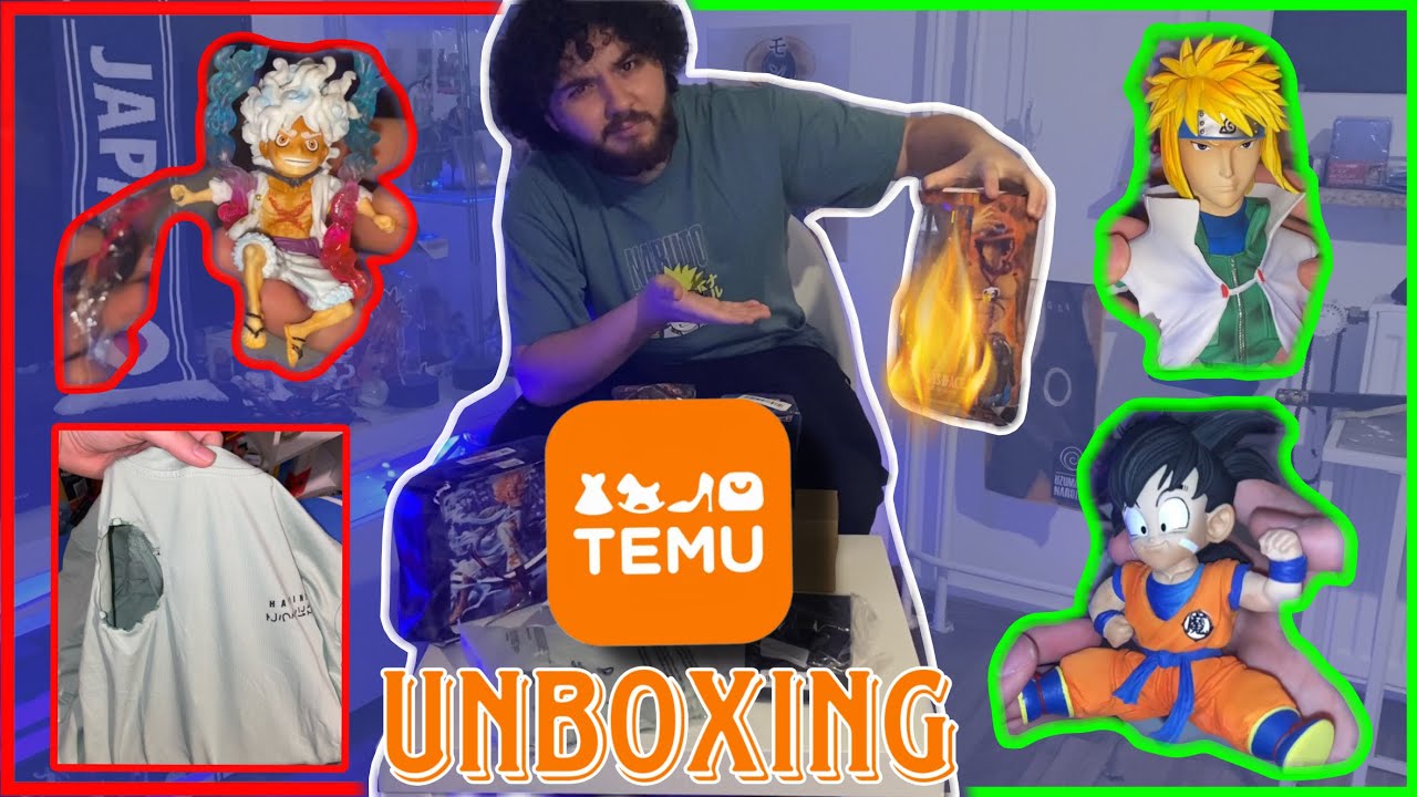 250€ GESPART? 😱 Meine ACHT KOSTENLOSEN Figuren von TEMU sind DA! Und sie sind … 🤢😍 ANIME-UNBOXING