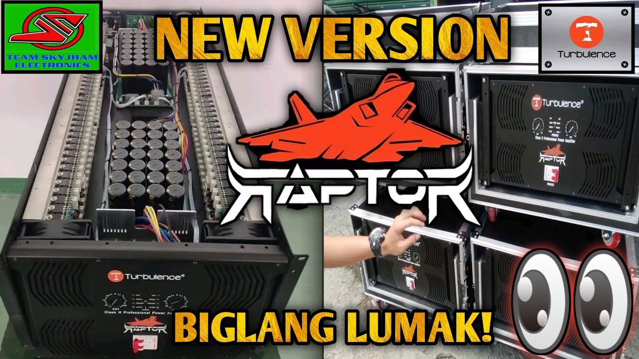 TURBULENCE RAPTOR AMPLIFIERS
