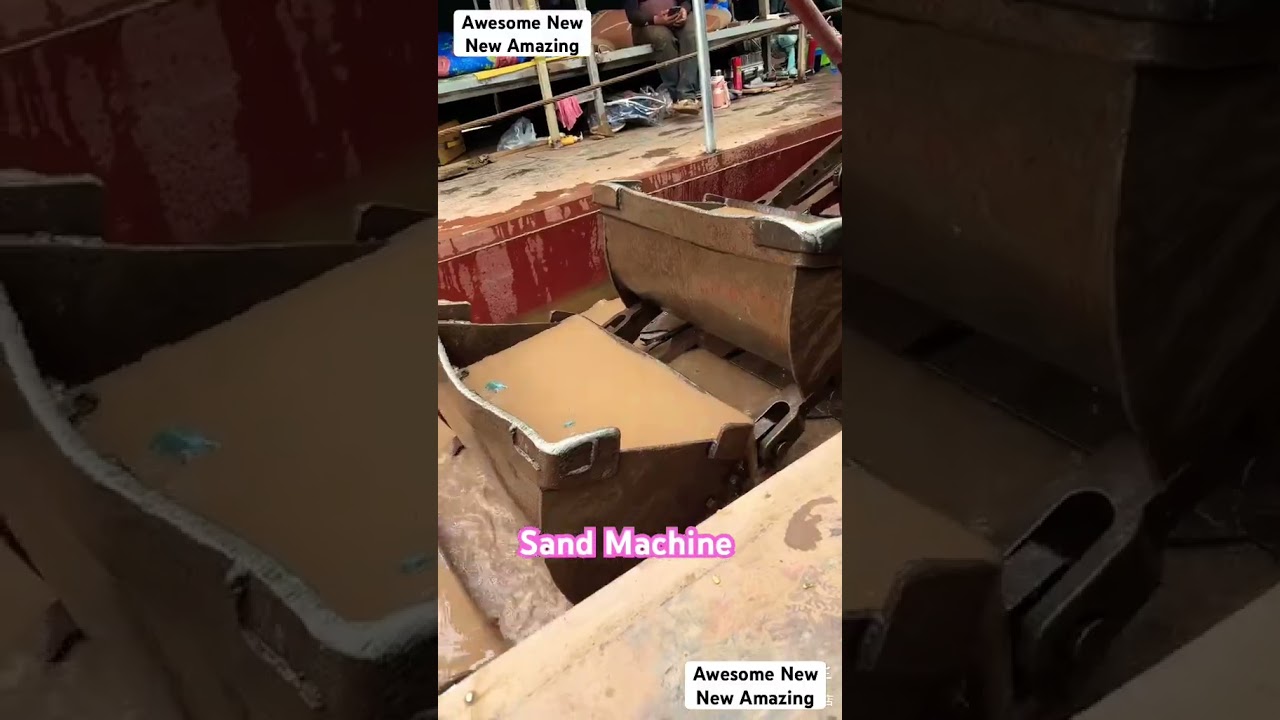 Sand extraction machine from river #sand #machinerychannel