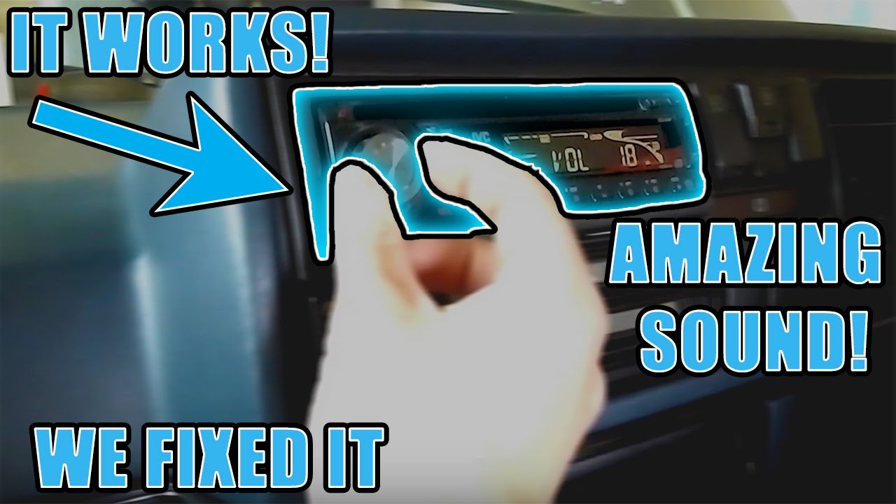 *FIXING 30 YEAR OLD AUDIO SETUP IN A VW GOLF MK2*