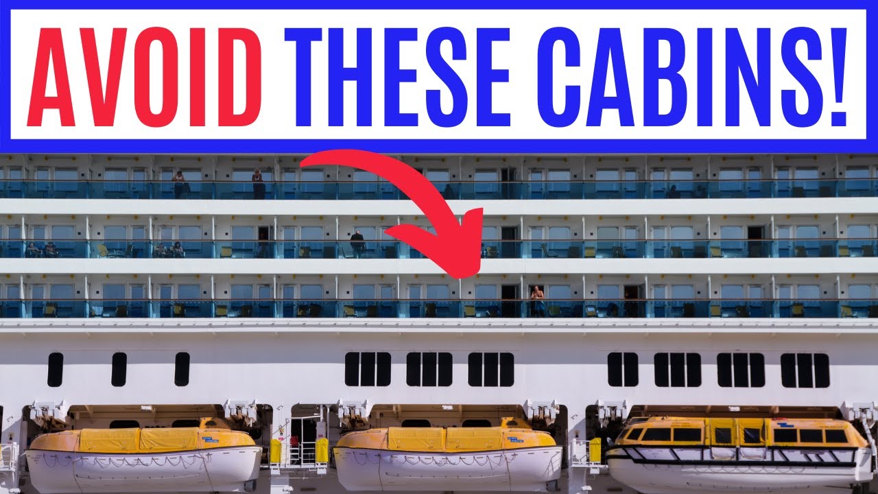 10 ABSOLUTE WORST CABINS TO AVOID ON A CRUISE SHIP - How to choose and avoid bad cruise staterooms
