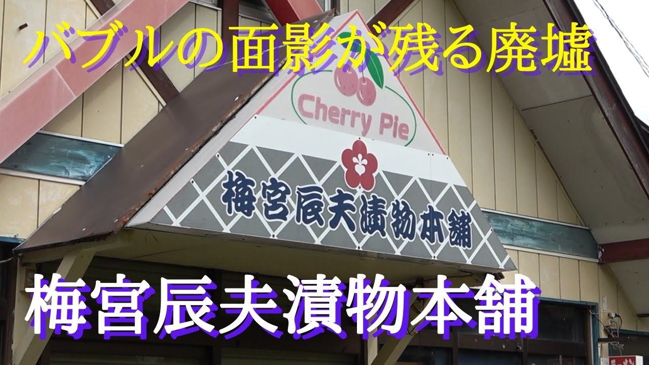 【梅宮辰夫漬物本舗の廃墟】乗鞍高原には、今もバブル期の面影が色濃く残るタレントショップが廃墟として存在します。梅宮辰夫さんの等身大「辰っちゃん人形」もお店の中に残っていました。大発見！