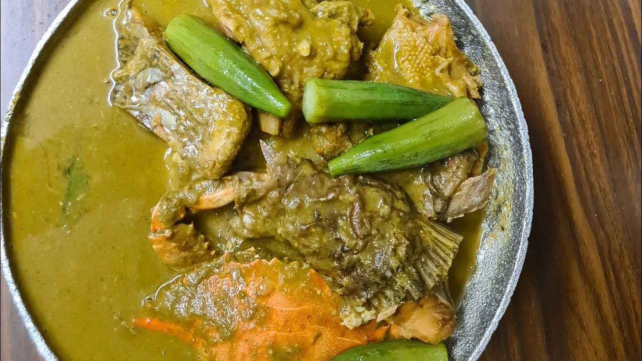 How To Prepare Ghana Peanut and Spinach soup (Nkate Konto soup)