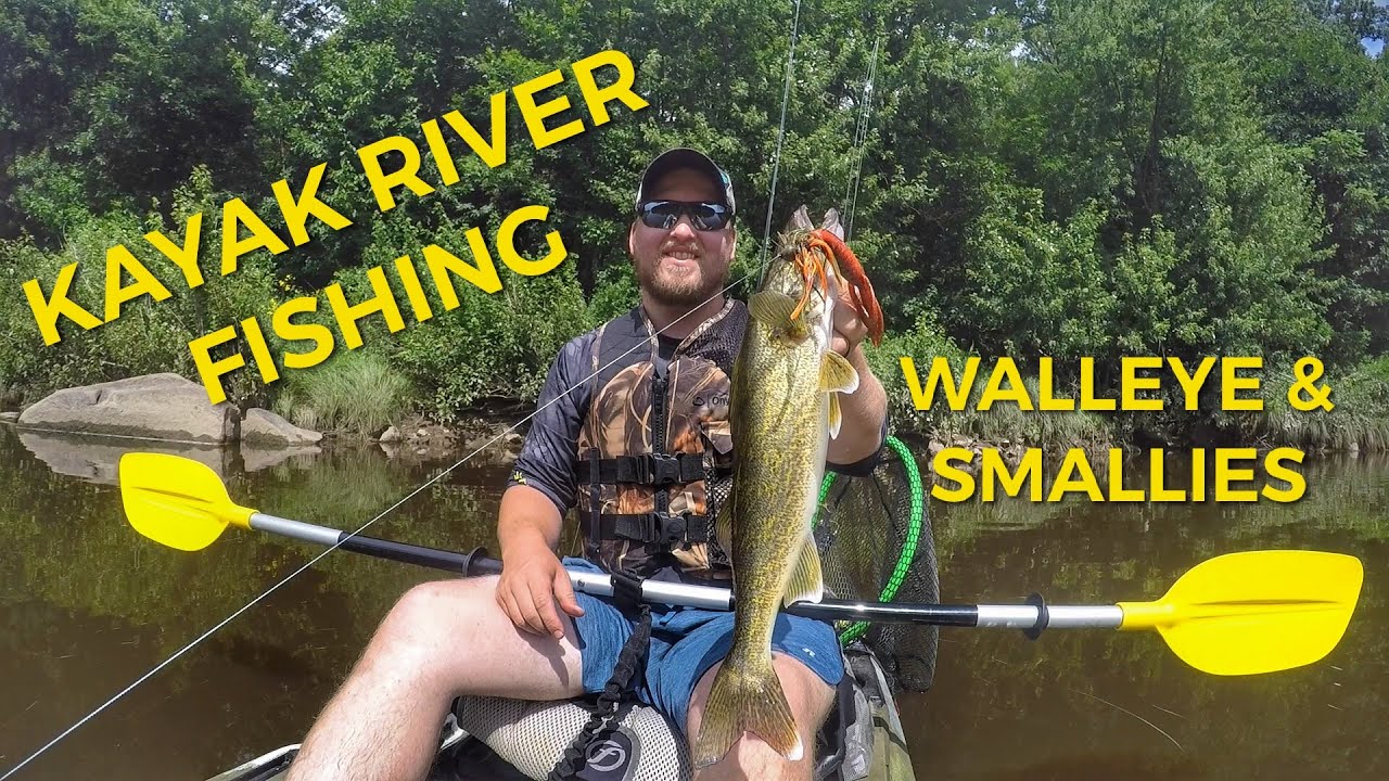 Kayak Fishing Black River Wisconsin | Walleye and Smallies