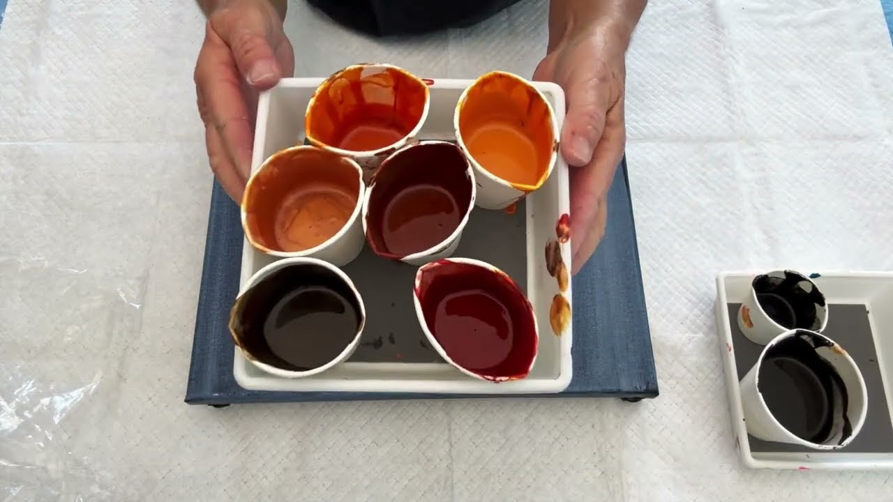 PLAYING MAD SCIENTIST. IT'S A THREE FOR ONE PEEPS!   Acrylic Pour Painting, Flow Art, Fluid Art