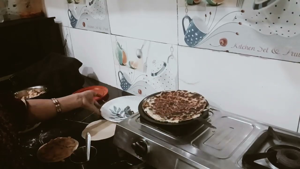 Aalu ka paratha with Ande ke sath###@new recipe