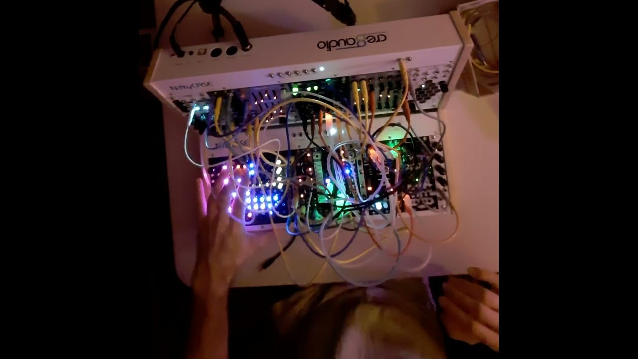Lively Modular Synth Jam on 12-12-2022
