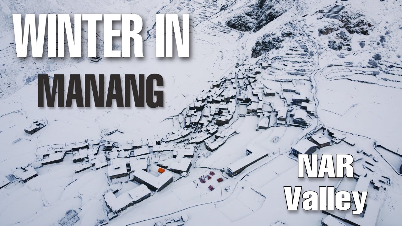 LIVE SNOWFALL IN NAR VILLAGE, MANANG | WINTER IN MANANG | NAR PHU VALLEY TREK | YATRI | NEPAL