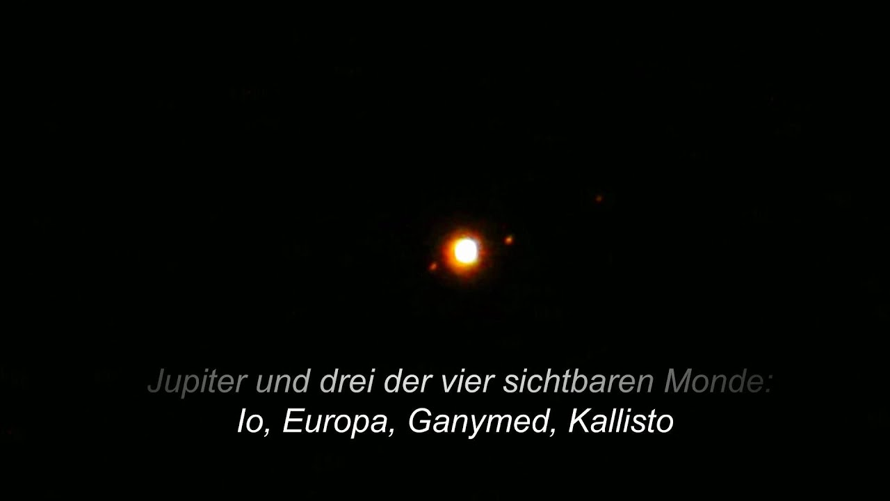 Abnehmender und zunehmender Mond