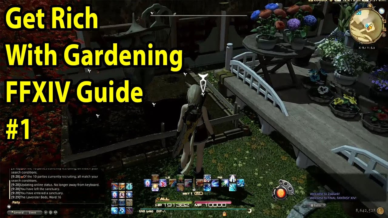 FFXIV: Get Rich With Gardening - Althyk Lavender For Adamantite Nuggets - Ryuko FF14