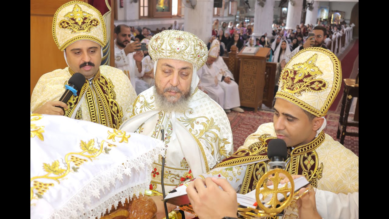 قداس سيامة القس أغابيوس والقس مكسيموس بيد نيافة الأنبا أنيانوس