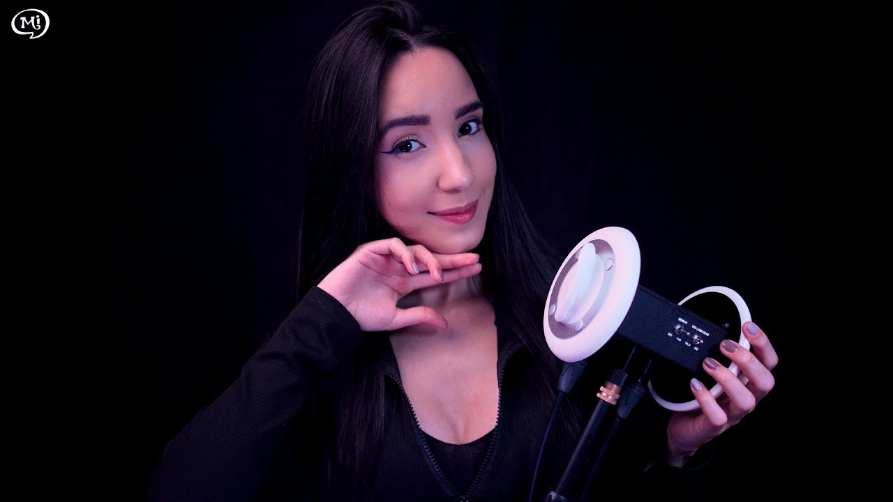 ASMR BINAURAL 3DIO | bem próximo aos seus ouvidos com sensibilidade máxima 💗 4K 