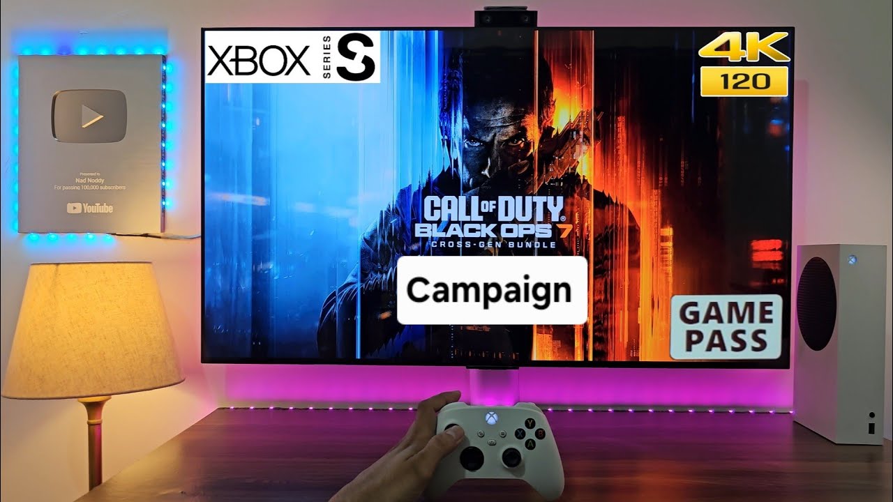 Call Of Duty Black Ops 7 Campaign Gameplay (Xbox Series S)