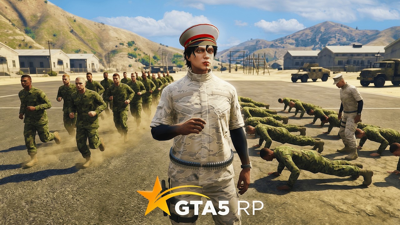 ПРОВОЖУ ТРЕНИРОВКУ В САМОЙ СИЛЬНОЙ АРМИИ В GTA 5 RP
