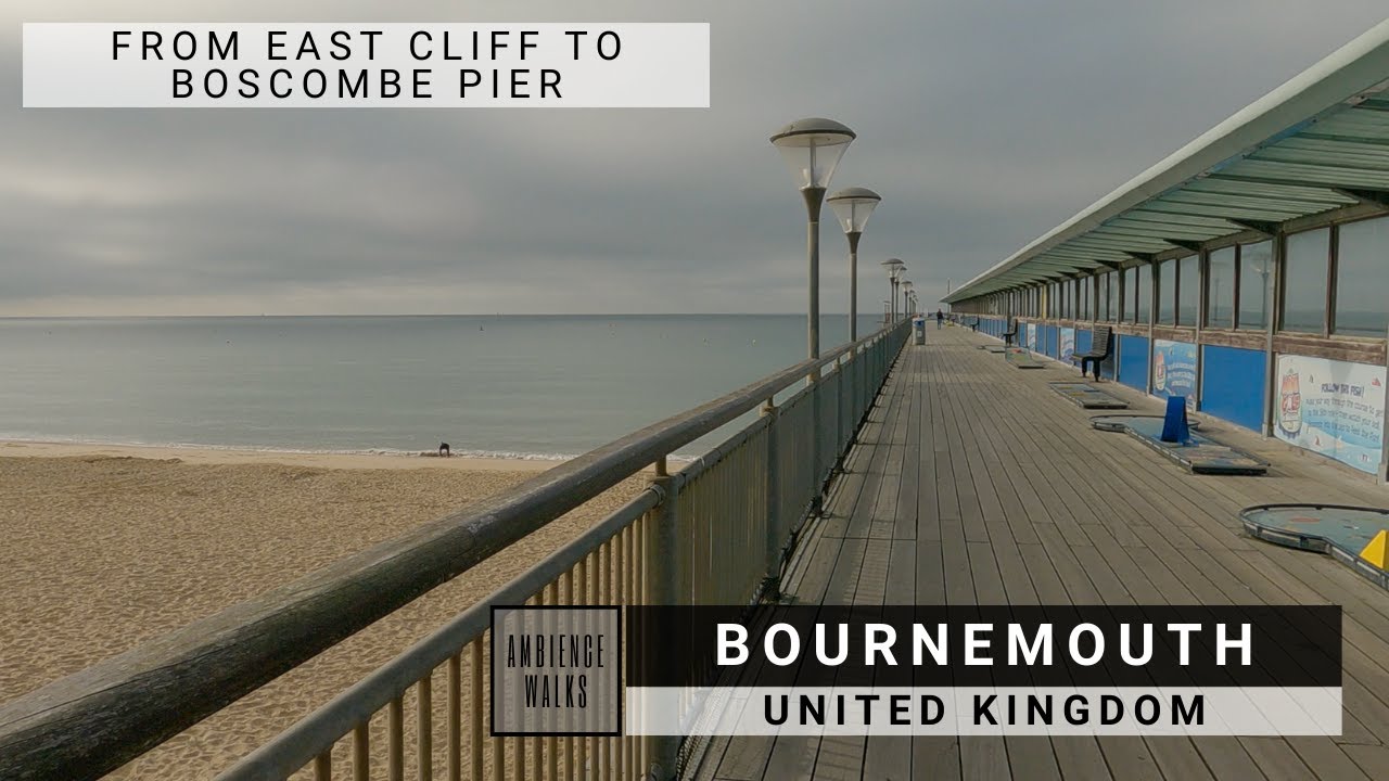 From East Cliff to Boscombe Pier | Bournemouth, UK | 4K 60fps