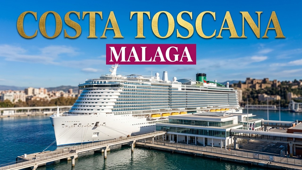 Costa Toscana #malaga percorso dal palacrociere alla nave