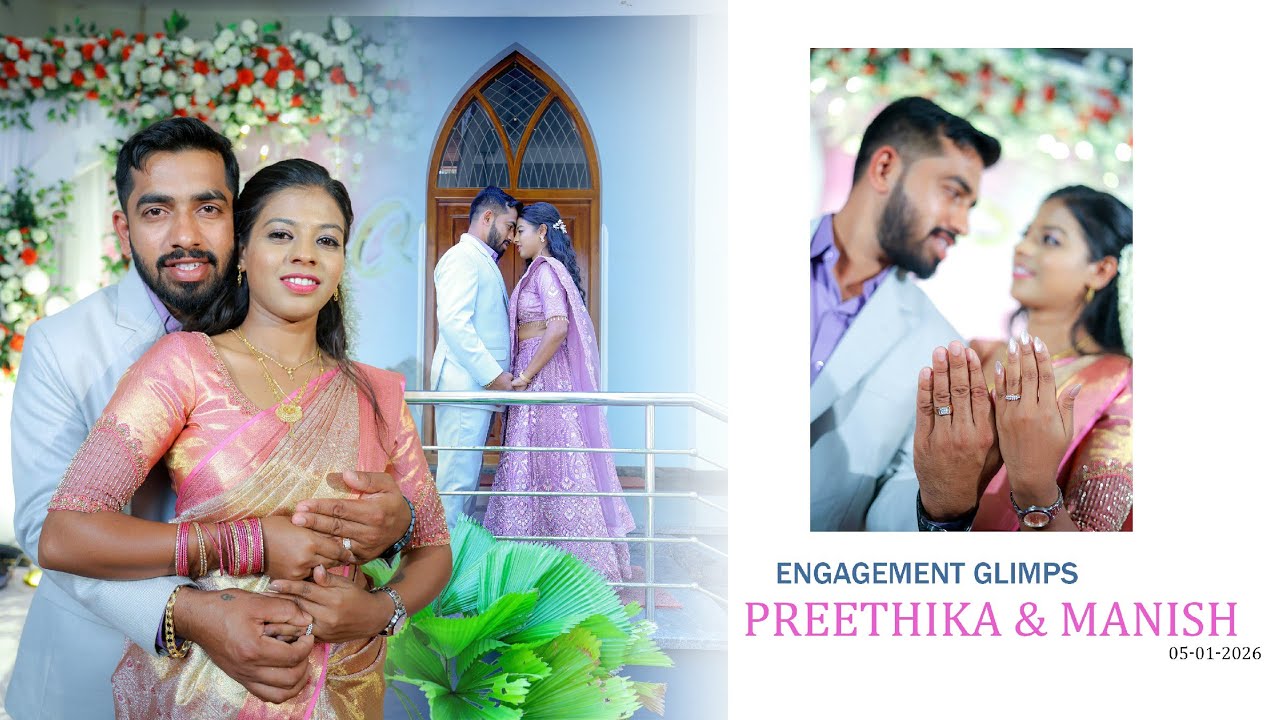 ENGAGEMENT GLIMPS ...     PREETHIKA WITH MANISH