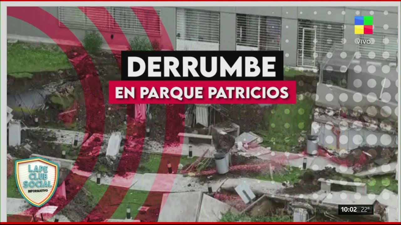 🚨 DERRUMBE en PARQUE PATRICIOS: el DRAMA de los VECINOS y el INFORME que lo advertía