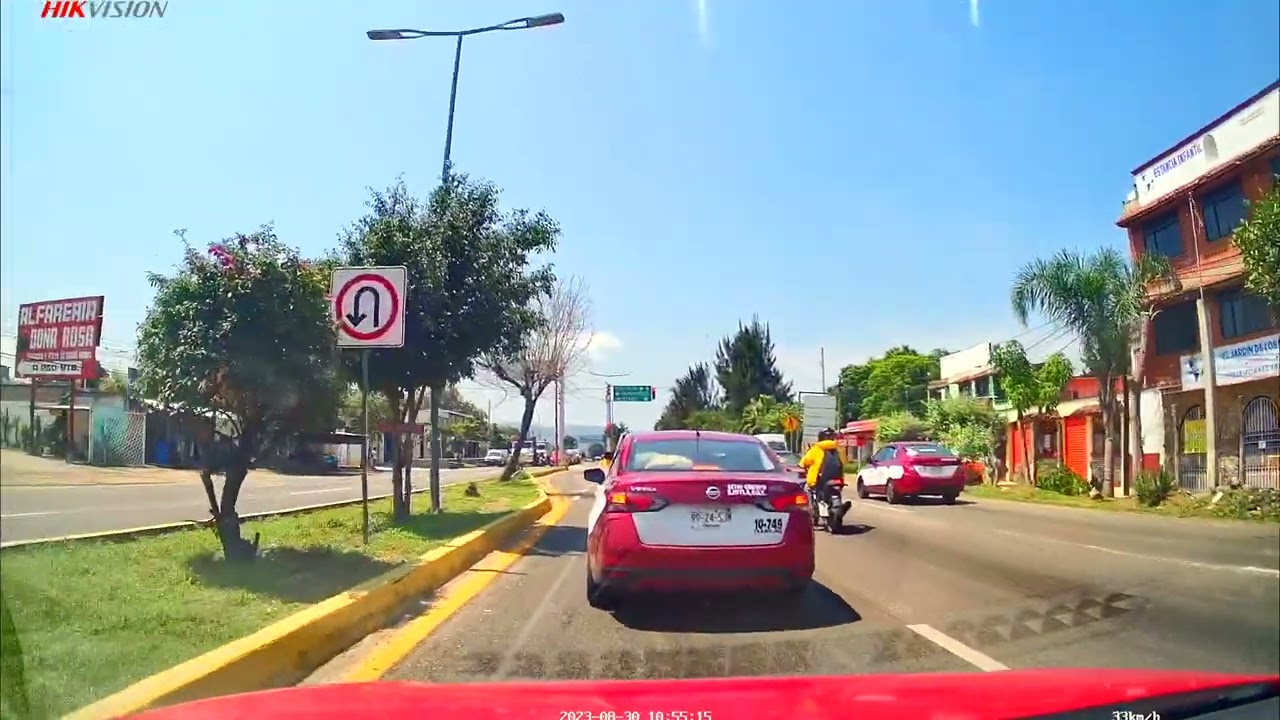 De Oaxaca a Ocotlan por carretera en 4K