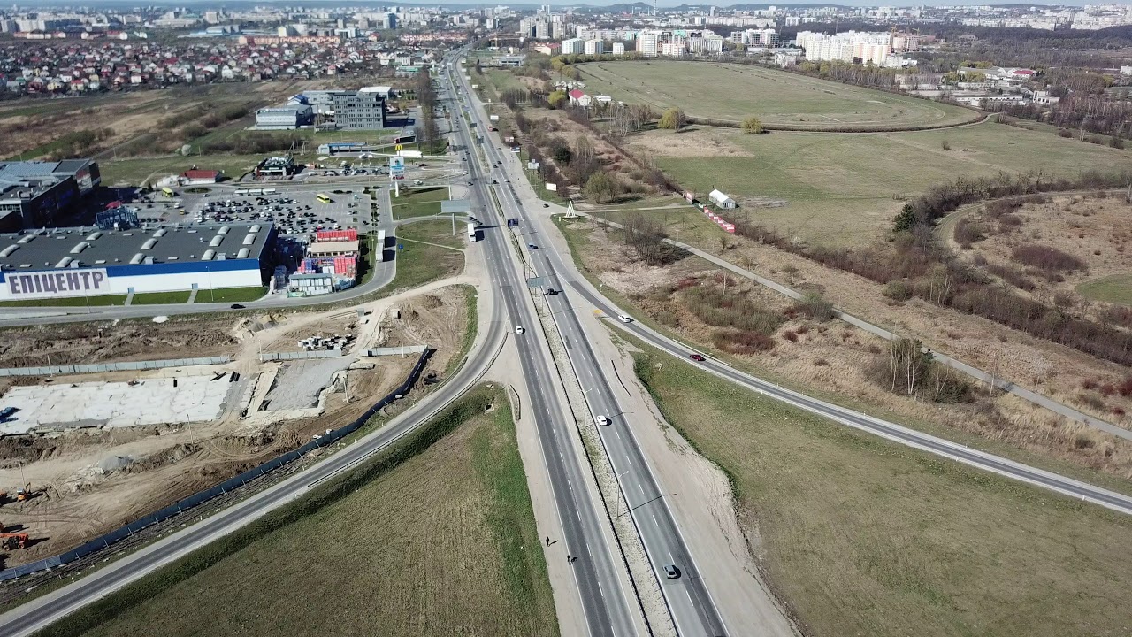 Солонка, Сокільники та вул. Стрийська з висоти 90м