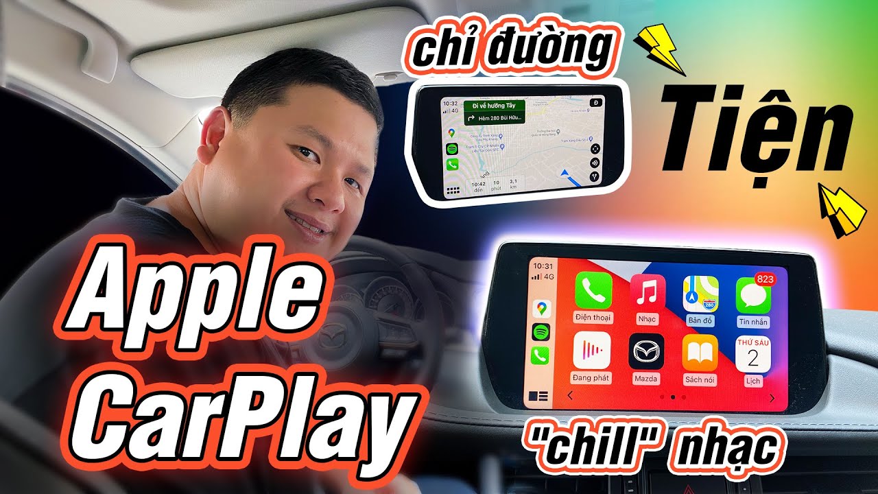 Lý do mình thích dùng Apple CarPlay trên ô tô