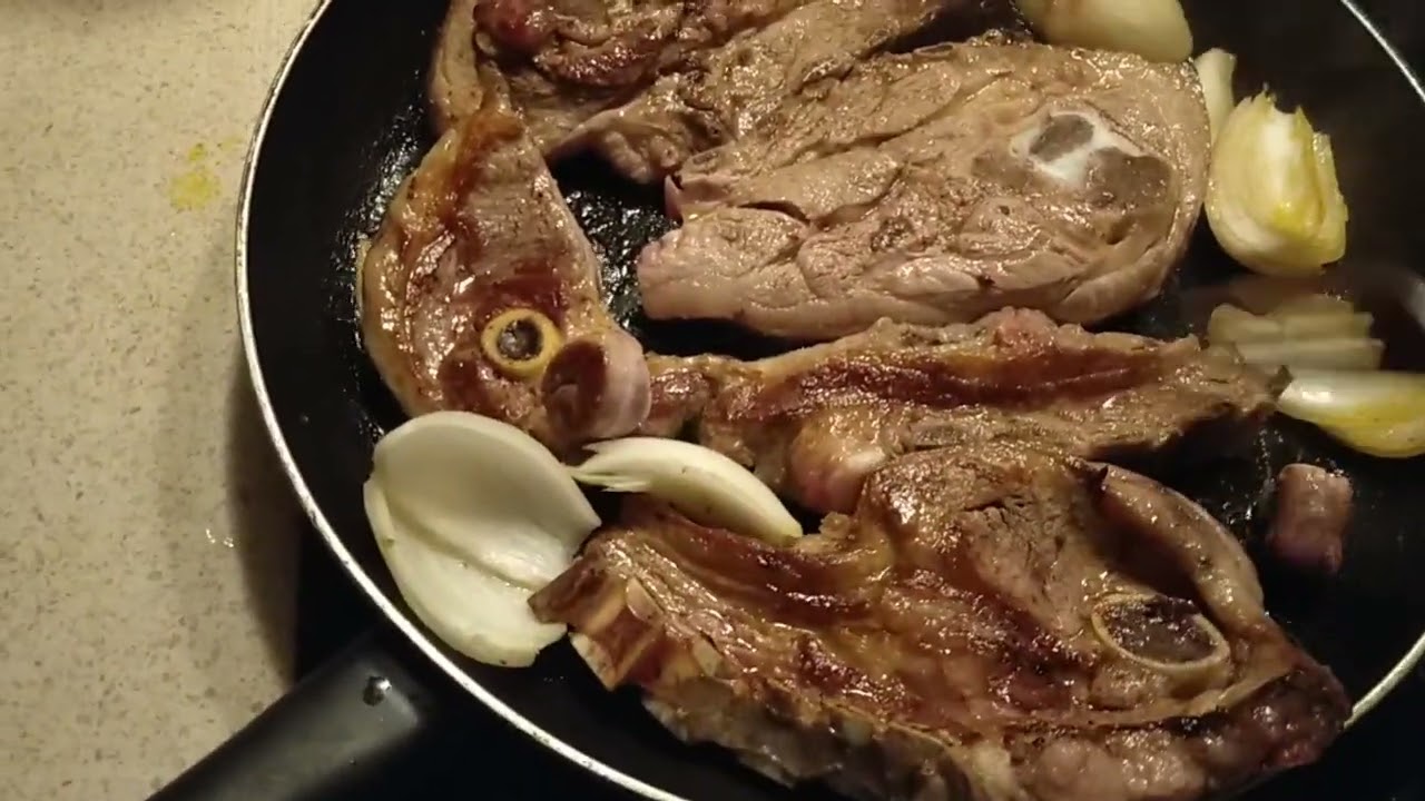 Yummy lamb chops Thanks God