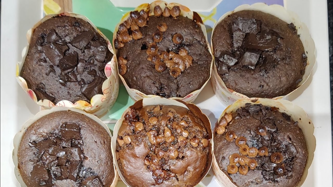 Delicious Double Chocolate Cupcakes are best served for parties food boxes