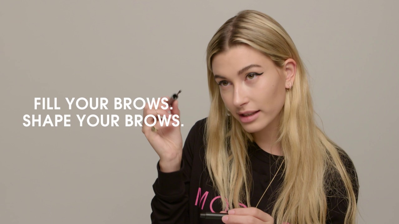 Hailey Baldwin for ModelCo: PERFECT BROWS Pencil and Clear Brow Duo