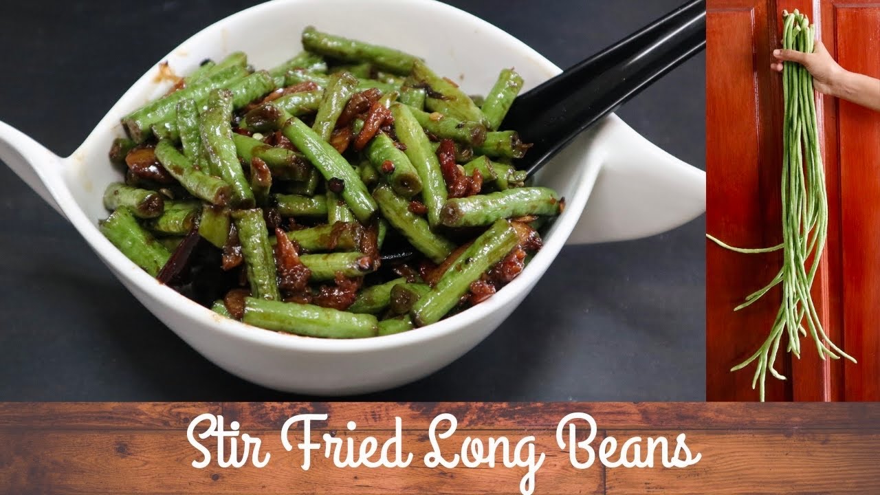 Stir Fried Long Beans with Dried Shrimp | Chinese Style Recipe | Quick Recipe | Chinese New Year