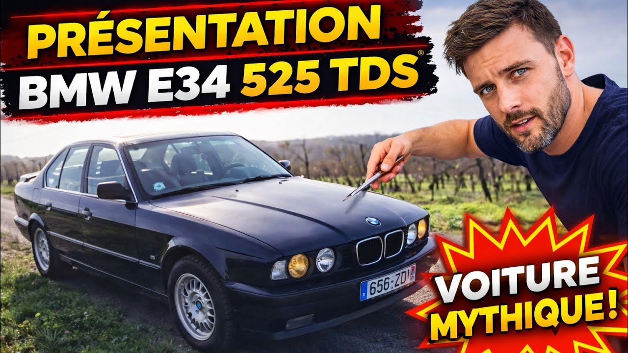BMW e34 525 TDS nouveau daily essai et conseils