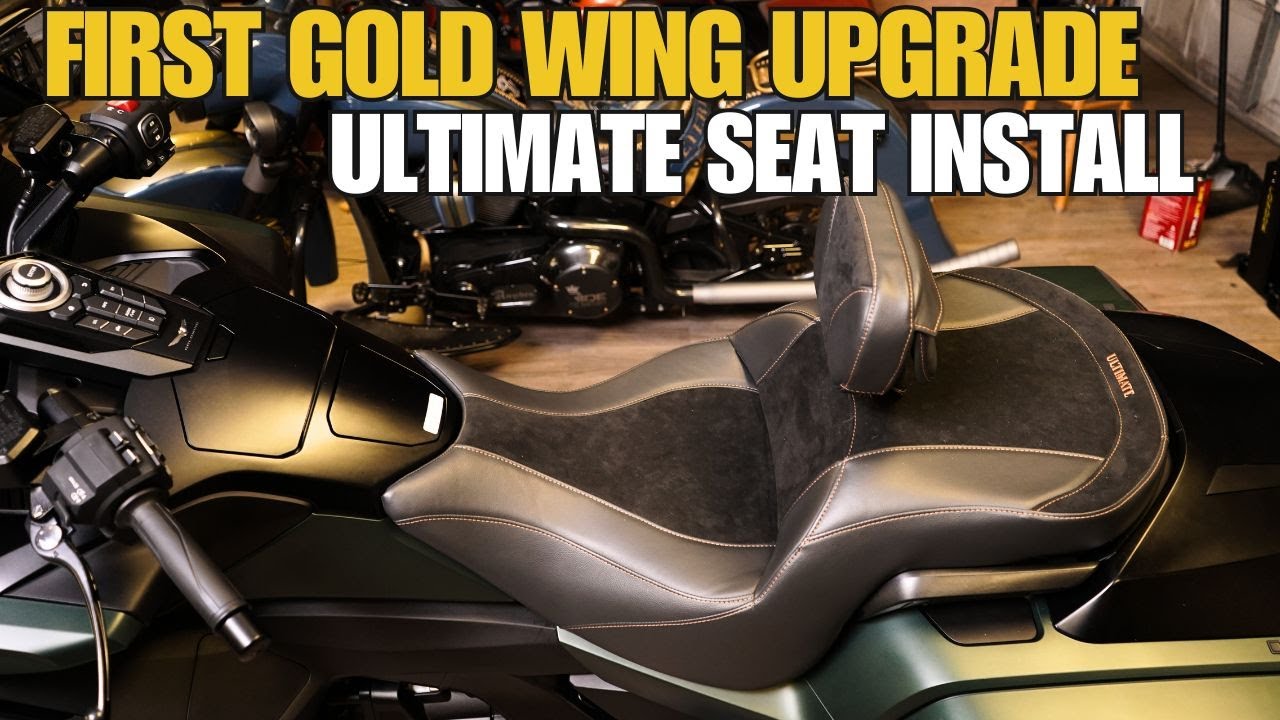 This 2024 Gold Wing Modification Is The BEST Decision I Ever Made - NEW SEAT!🦾👌