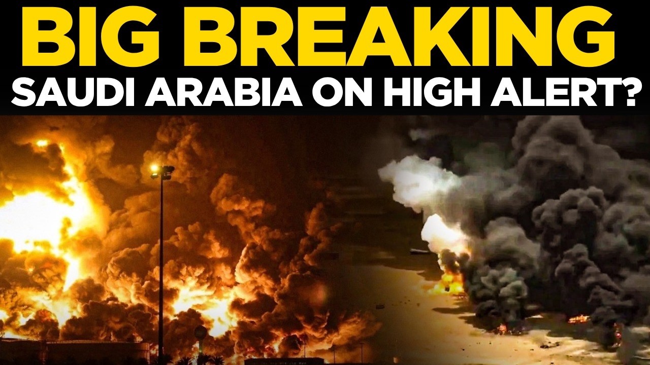 Saudi Under Attack LIVE: Flames Near Riyadh Airport After Air Raid Alert | Saudi News LIVE