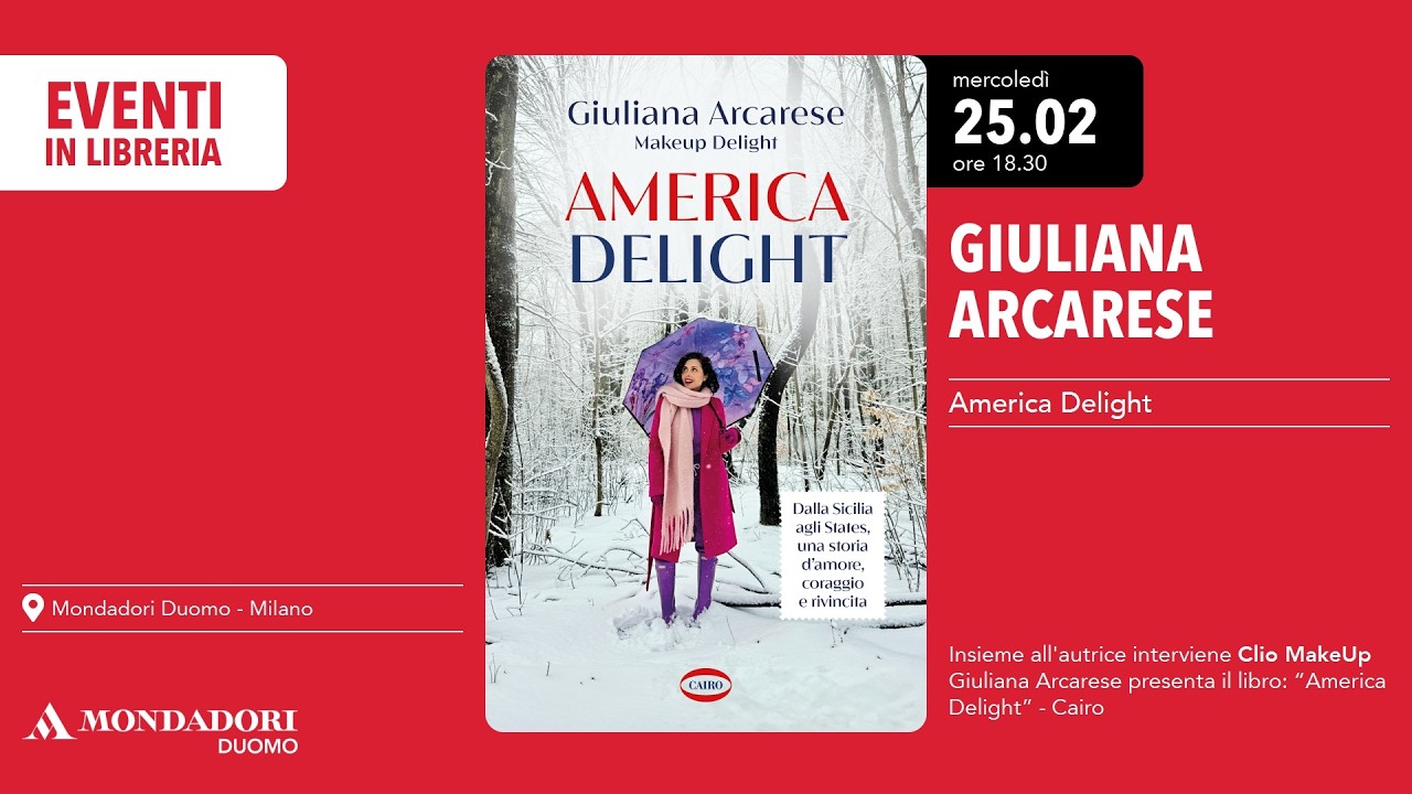 Giuliana Arcarese presenta il libro: “America Delight” - Cairo