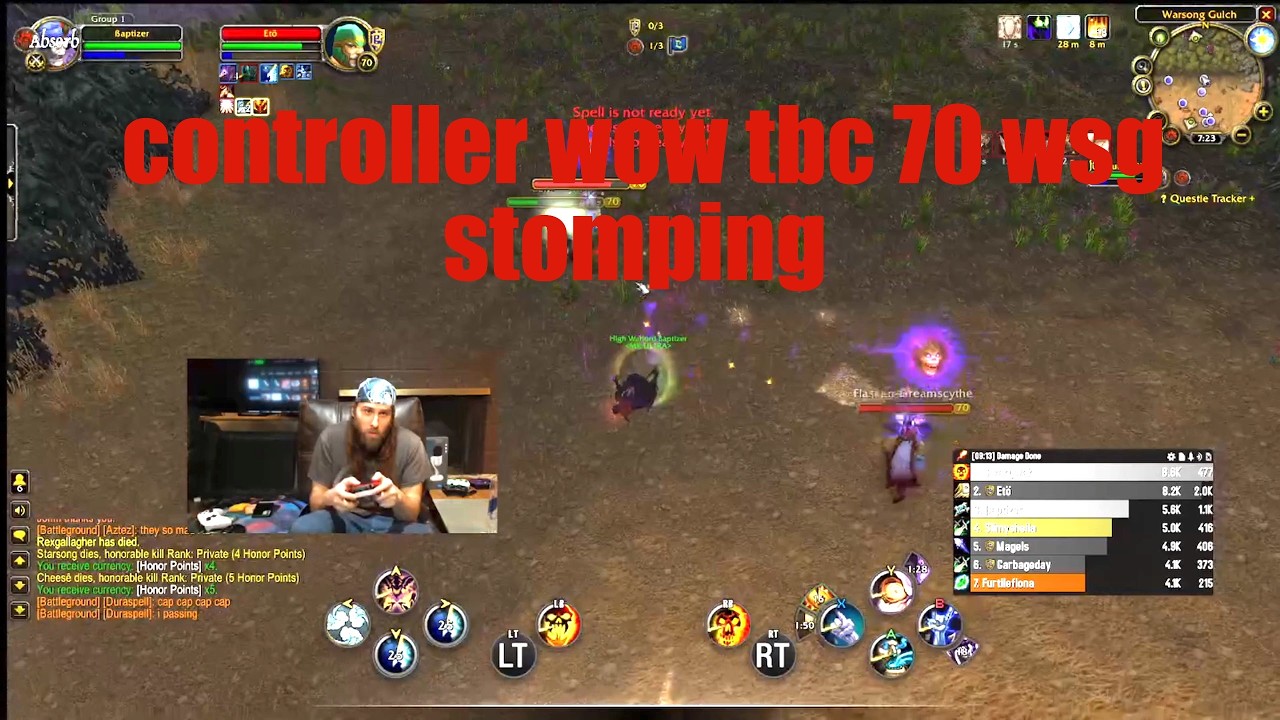 controller wow tbc 70 pvp wsg stomping shadow priest #wow #streamer