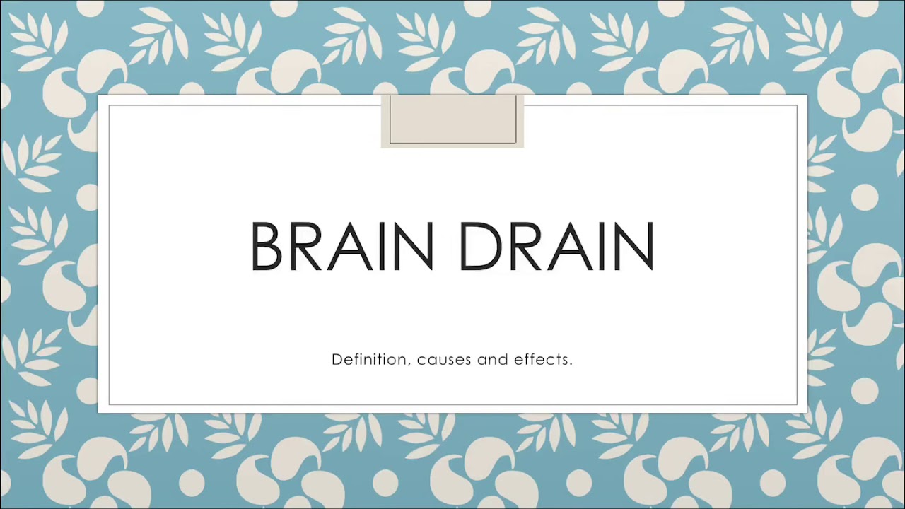 Brain Drain Class VIII Geography