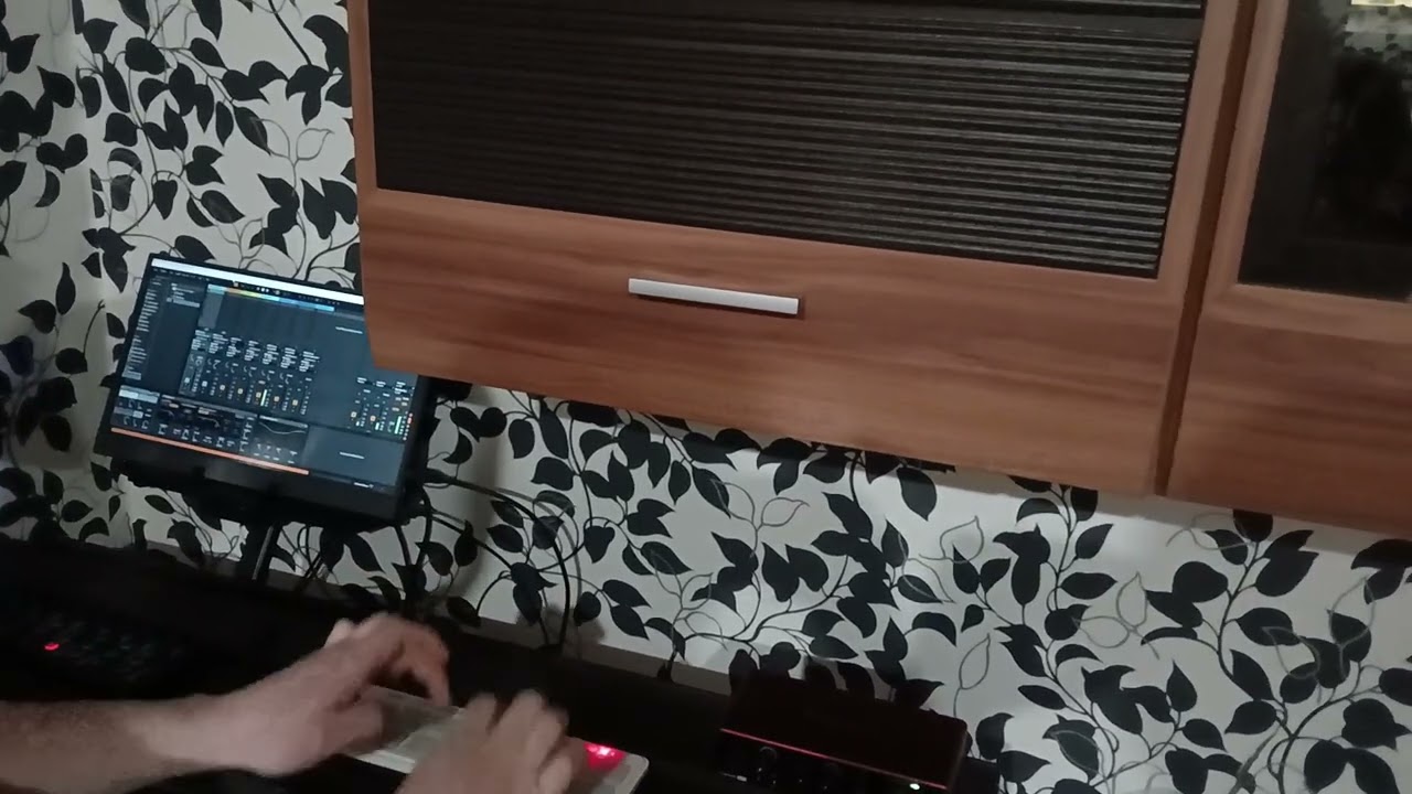 Учусь играть на пэдах с клавишным инструментом )))) забавно и просто))))) corg pad